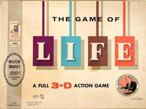 http://www.museumofplay.org/blog/play-stuff/2010/11/the-game-of-life-a-2010-national-toy-hall-of-fame-inductee/
