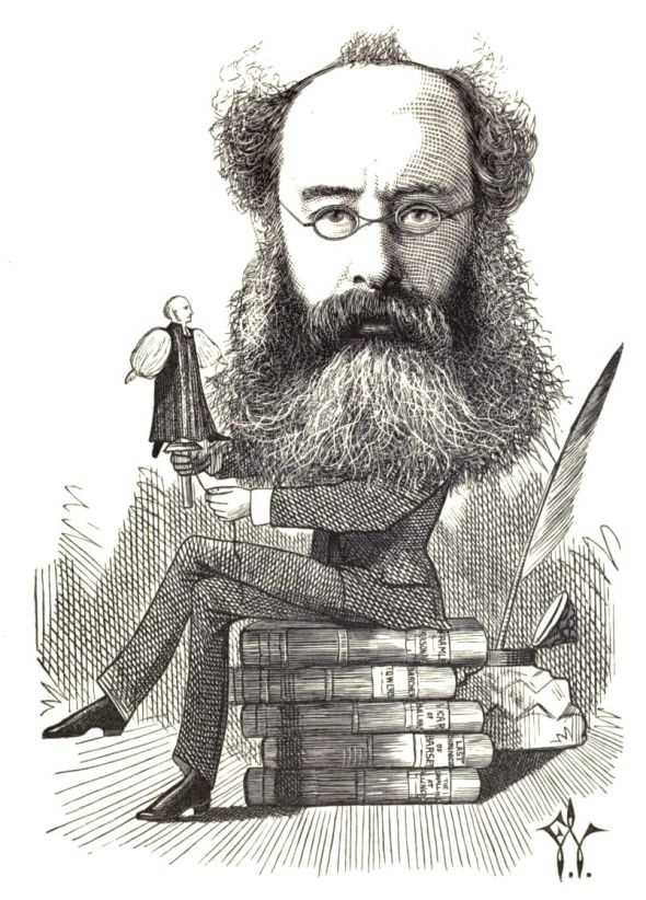 Frederick Waddy, illus., Cartoon portraits and biographical sketches of men of the day, 1872. Courtesy archive.org 