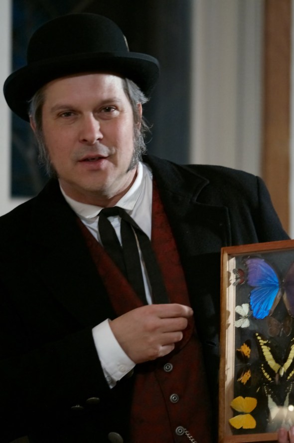 Fox Ellis as Charles Darwin.  Photo by Ivan Phillips