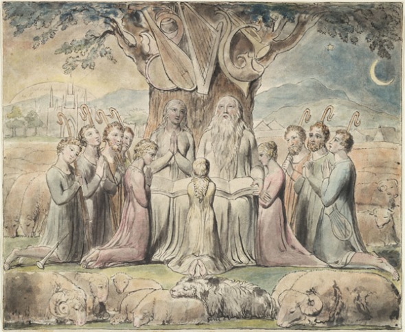 Job and His Family. William Blake, 1826